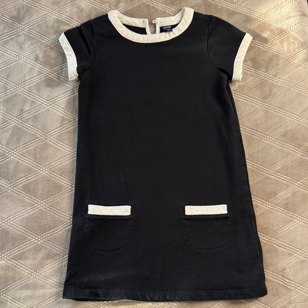 GAP Black and White Casual Kids Dress
